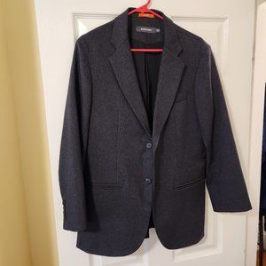 Bluffworks Gramercy Suit- 40R and 33x30 Drak Gray Classic fit